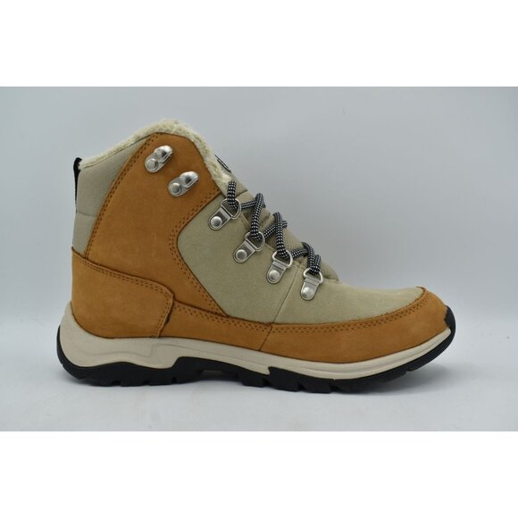 Timberland Women 9 Mt. Maddsen Mid Wheat Nubuck Waterproof Lined Hiking Boots - Picture 7 of 13